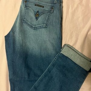 Hudson bacara straight cropped Jeans great condition never been worn